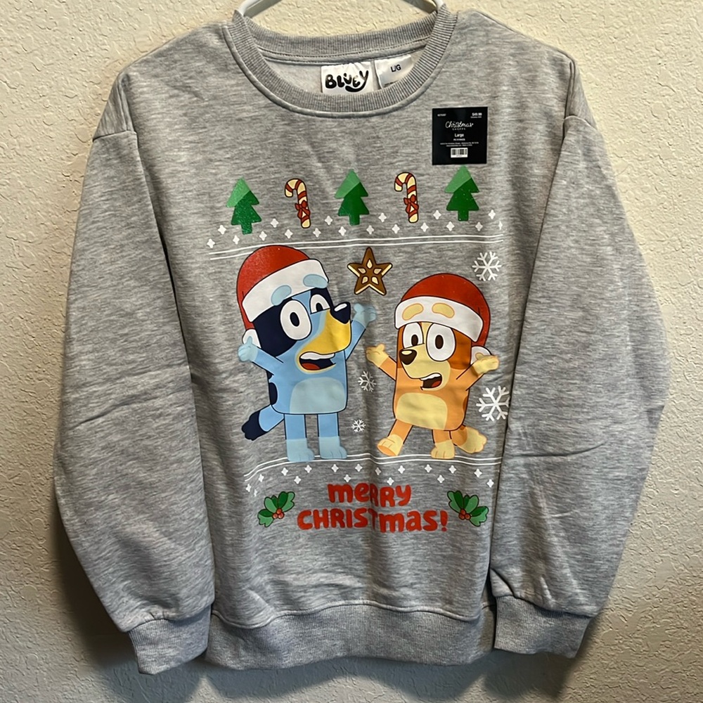 Gray Christmas Sweatshirt